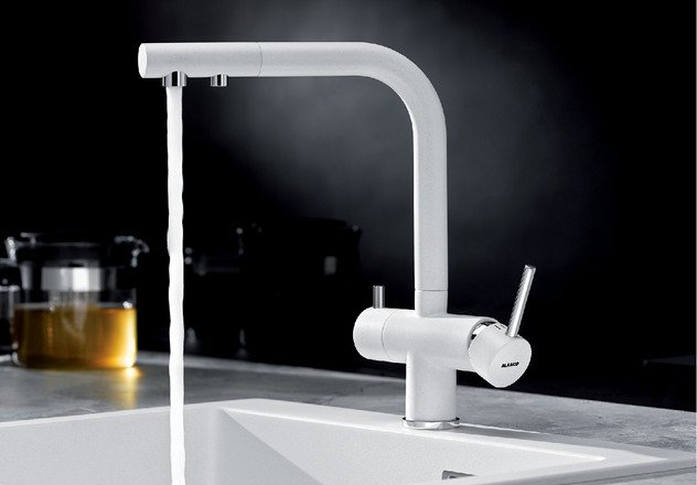 Смеситель кухонный с подключением к фильтру Blanco Fontas II 523132 жасмин